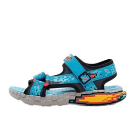 Resim Skechers Mega Splash 4k Erkek Çocuk Mavi Sandalet 