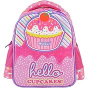Resim Muggle Anaokulu Çantası Cup Cake Pembe Mu-7075 
