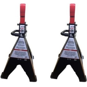 Resim Bay-tec Mk0491 Araba Sehpası Ayaklı Kriko Standı 6 Ton (2'li) 