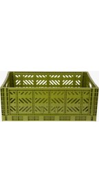 Resim Aykasa 604022 Maxibox Olive Katlanabilir Kasa 