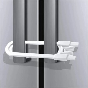 Resim FRY 4 Adet Çocuk Koruma Kilidi - Slide Dolap Çekmece Kilidi Sürgülü Kilit 