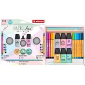 Resim Stabilo Fosforlu Kalem Pastellove Mini Set 35 Li EO77/5-9 