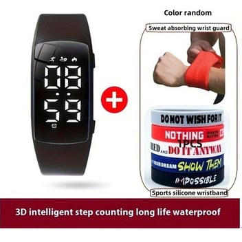 Gaojunshop01 Mor Spor Bilekliği, Dokunmatik Ekranlı Fitness Ve Hediyelik Unisex Saat Diğer