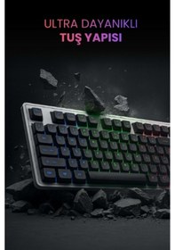 Resim Kablolu Işıklı Gaming Standart Türkçe Q Klavye Ve Mouse Seti 