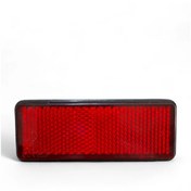 Resim Motosiklet Dikdörtgen Reflektör Kırmızı 5 Mm 9x3 Cm ,1 