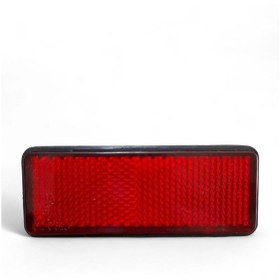 Resim Motosiklet Dikdörtgen Reflektör Kırmızı 5 Mm 9x3 Cm ,1 