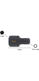 Resim Ceta Form 14 x 30 mm 5/16" Darbeli Allen Bits Uç CB/516HX14 