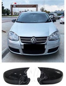 Resim Volkswagen Jetta Mk5 2005-2010 Batman-Yarasa Ayna Kapağı Plastik 