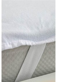 Resim Evony Pamuklu 160x200 Cm Sıvı Geçirmez Alez Çift Kişilik Beyaz 