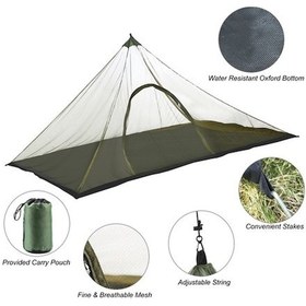 Resim Prestigegoods Outdoor Spor Taşıma Çantaları Kamp Çadırı Yeşil 220x120x100cm Yürüyüş Kamp Balıkçılık İçin Uygun, Hızlı Kurulum Yeşil 