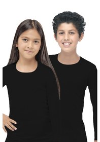 Resim Malabadi 362 Unisex Çocuk Termal Uzun Kollu İçlik Fanila Siyah 