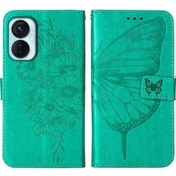Resim Tongxida Spark 9 Pro/9t Kabartmalı Kelebek Çevirme Deri Kılıfı, Uyumlu Tasarım Diğer 