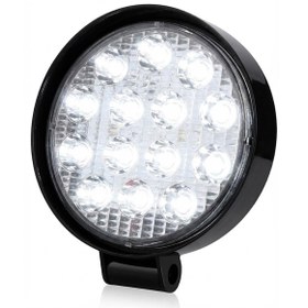 Resim MOD10 14 LED KARE OFF ROAD SİS FARI ÇALIŞMA LAMBASI PROJEKTÖR 42W 12V/80V BEYAZ 