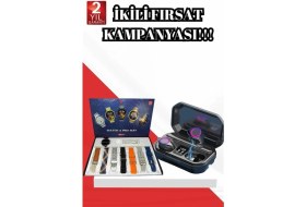 Resim Bi Seyyar 2025 Model Çok Kordonlu Akıllı Saat ve Bluetooth Kulaklık El Fenerli - BI001V-4Z2AB3 