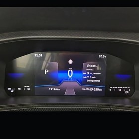 Resim Volkswagen T-Cross Uyumlu Dijital Gösterge 9H Nano Ekran Koruyucu 