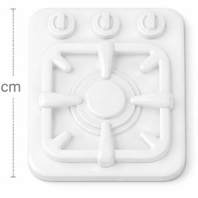 Resim ArtPolat Çocuklar için Minimalist Beyaz Oyuncak Mutfak Seti 