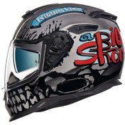 Resim Motosiklet Kaskı Nexx Sx100 Big Shot Gri Modeli Renkli Motosiklet 