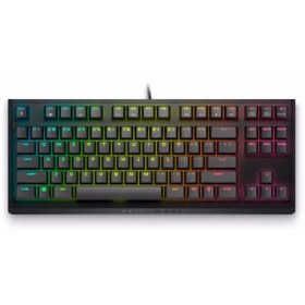 Resim Dell Alienware Aw420k Alienfx Rgb Cherry Mx Red Switch Ingilizce Tkl Mekanik Kablolu Klavye (545-bbdy) 