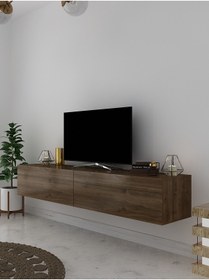 Resim Myniture Home & Living Duvara Monte Tv Sehpası Ceviz S6200-2 