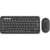 Resim logitech PEBBLE 2 MULTI-DEVICE BLUETOOTH KLAVYE MOUSE SET-GRAFIT 