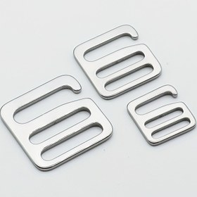 Resim Paslanmaz Çelik Kaydırma Tokası, Ayarlanabilir Metal G-Kelepçe, Webbing Kayışları ve DIY El Sanatları için, Dış Mekan Ekipmanları, Sırt Çantaları ve Bagajlar için Dayanıklı Aksesuar, Sırt Çantaları Aksesuarları|Paslanmaz Çelik Toka|Dayanıklı Bağlayıcı, Sırt Çantaları Aksesuarları 