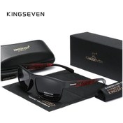 Resim Kıngseven Tr90 Gözlük Polarize Uv400 Hd Lens Erkek Kadın Güneş Gözlüğüyellow51gri Gri 