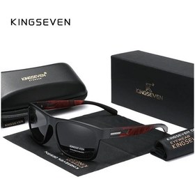 Resim Kıngseven Tr90 Gözlük Polarize Uv400 Hd Lens Erkek Kadın Güneş Gözlüğüyellow51gri Gri 