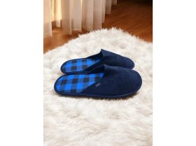 Resim Twigy Erkek Rahat Taban Kışlık Ev Terliği Sıcak Tutar 