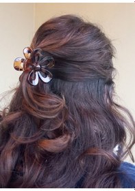 Resim Caş Dekorasyon Kahverengi Leopar Motifli Mandal Toka Kahverengi 