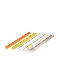 Resim Mas Plastik Cetvel 30 CM Renkli 