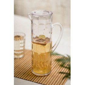 Resim Akrilik Allegra 1,5 Lt Şeffaf Sürahi (Buzdolabı Kapak Rafına Sığar) 