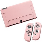 Resim Nintendo Switch Oled Buzlu Bölünmüş Koruyucu Kılıf Tpu 