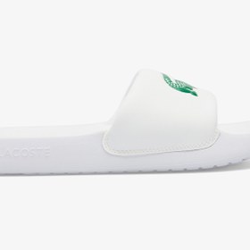 Resim Lacoste Serve Slide Kadın Beyaz Terlik 