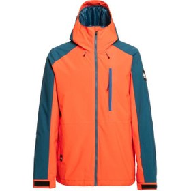 Resim Quiksilver Mission Block Jk Erkek Kırmızı Snowboard Ceketi 