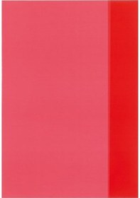 Resim Herlıtz A4 Defter Kabı Tranparan Kırmızı 