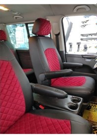 Resim Volkswagen Caravelle 8+1 Araca Özel Oto Koltuk Kılıfı (500618211) 