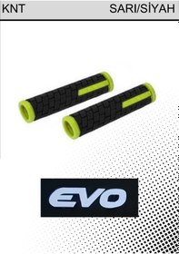 Resim Knt Evo Renkli Bisiklet Elciği Uzun 130mm Siyah - Sarı 