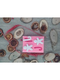 Resim Beyaz Silikon Kalıp ile Kurabiye ve Şekerleme Yapımı Keyfi 