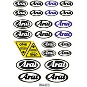 Resim PROMOT Motorsiklet Aksesuar Ekipman Sticker Kask Grenaj Laptop Sticker Seti 0125 