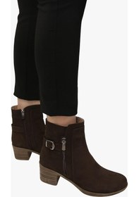 Resim Sosela 78-02-80037 Kadın Hakiki Nubuk Deri Kahverengi Bot-nubuk-kahve Kahverengi 