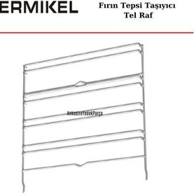 Resim Termikel Uyumlu Ankastre Fırın Tepsi Taşıyıcı Raf Tel - 520475567 