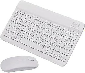 Resim Vooka Bluetooth Kablosuz Klavye Ve Mouse Seti Kablosuz Klavye Renkli 150H Şarjlı 