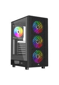 Resim Powerboost Pb-a700b 750w 80 + Bronze Mesh Ön Panel 4xraınbow Fan+usb3.0 Gamıng Atx Kasa Sıyah 