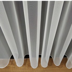 Resim Perdefony Grek Zemin Düz Tül Perde 