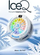 Resim Bhave IceQ | Telefon Soğutucu | MagSafe & Klips | RGB LED Ekranlı 3 Kademe Sessiz Fan 