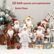 Resim 1 Adet, Noel Baba Figürü, Noel Masaüstü Dekoru, Ev Dekorasyonu Için El Sanatları Hediyeleri, Oda Dekoru, Bahçe Dekoru, Tatil Hediyeleri, 30cm/12in 