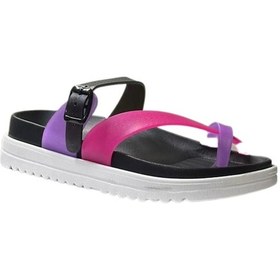 Resim Calx Z.310 Siyah Kadın Parmak Arası Terlik 6819 Çok Renkli 