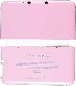 Resim Maitlan Pembe Renk 3DSXL Ekstra Konut Case Kabukları Üst/Alt Kapak Plakası Değiştirme, Eski Büyük 3DS XL/LL 3DSLL El Konsolları, ABD Edition Üst/Alt Ön Kapak Kapak Plakası 2 ADET Set 