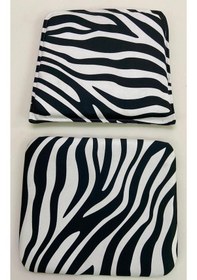 Resim Knsz minder seti 1 li zng&mğr&uslu bonar kumaş tel bar sandalyesi oturma ve sırt minderi set 