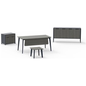 Resim Uzay Ofis Ege Ofis Takımı - A.meşe - Antrasit - 180cm Diğer 